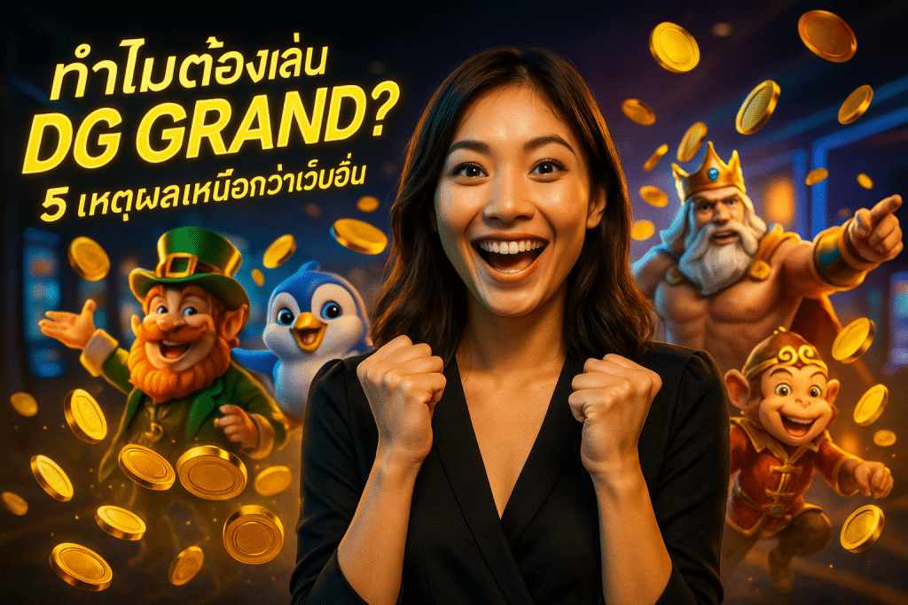 ทำไมต้องเล่น DG GRAND? 5 เหตุผลเหนือกว่าเว็บอื่น